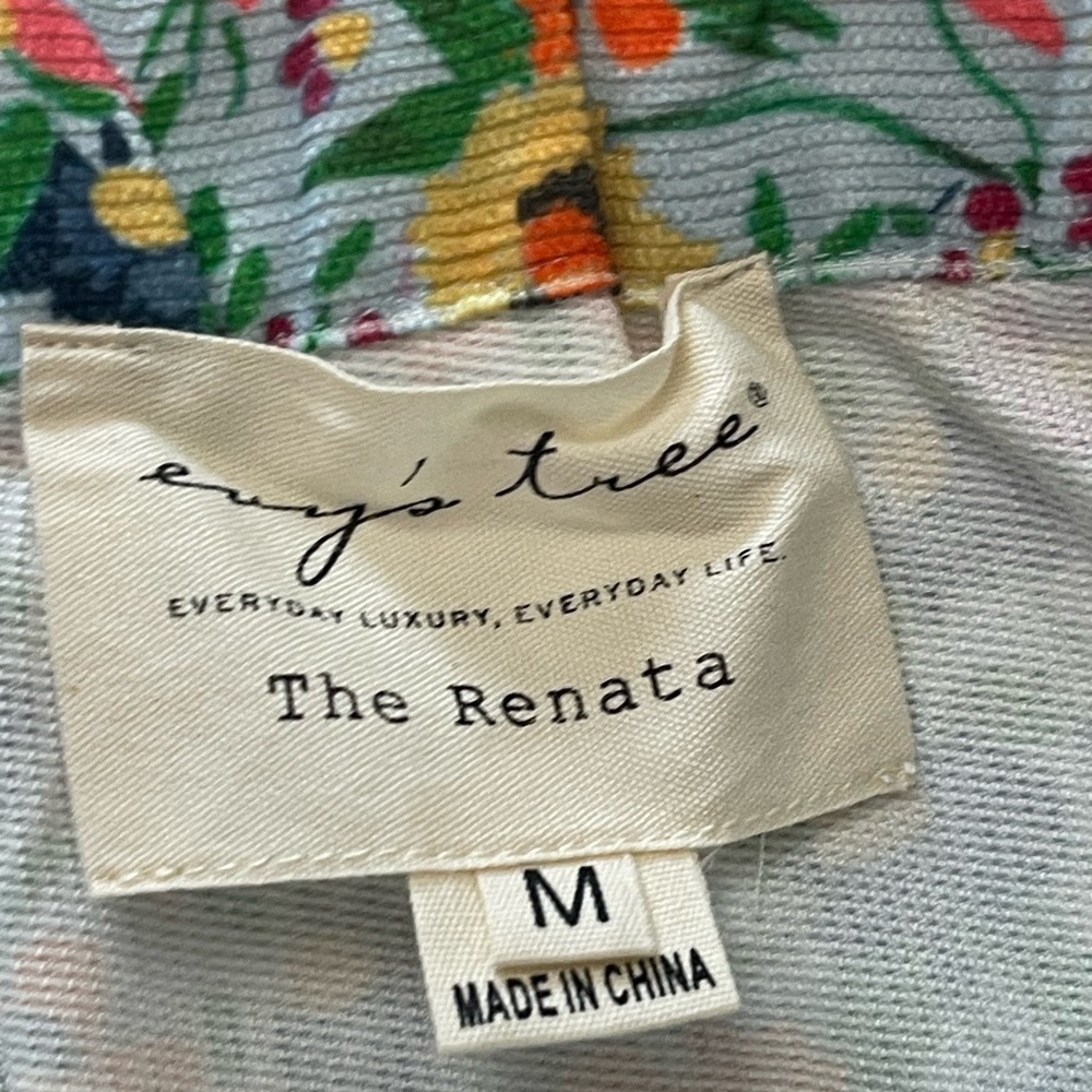 Evy's Tree The Renata Colorful Floral Wrap Skirt Size M - Picture 3 of 11